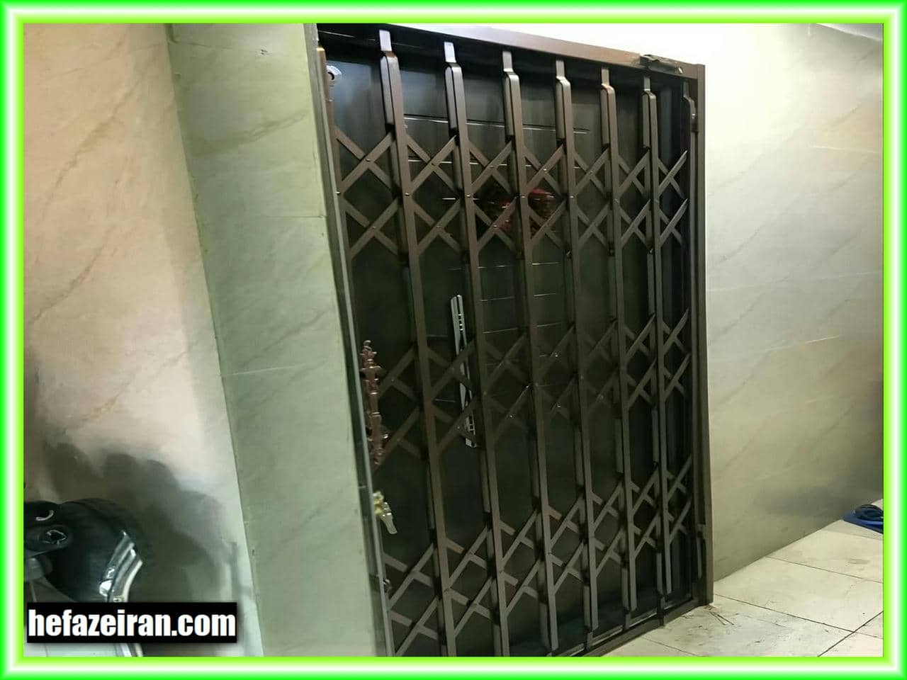 راهنمای نصب درب آکاردئونی