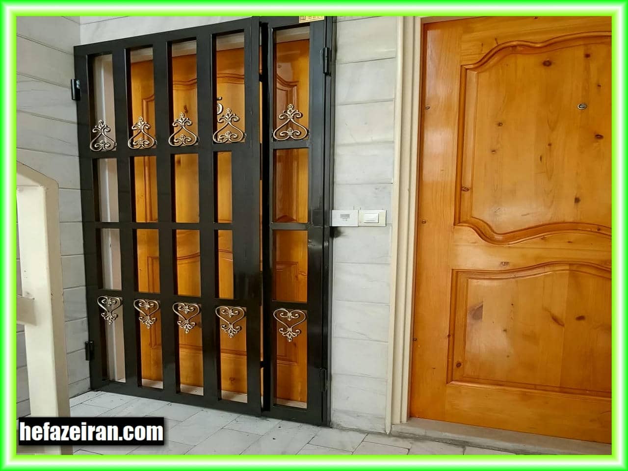 ویژگیهای حفاظ درب ضد سرقت آهنی