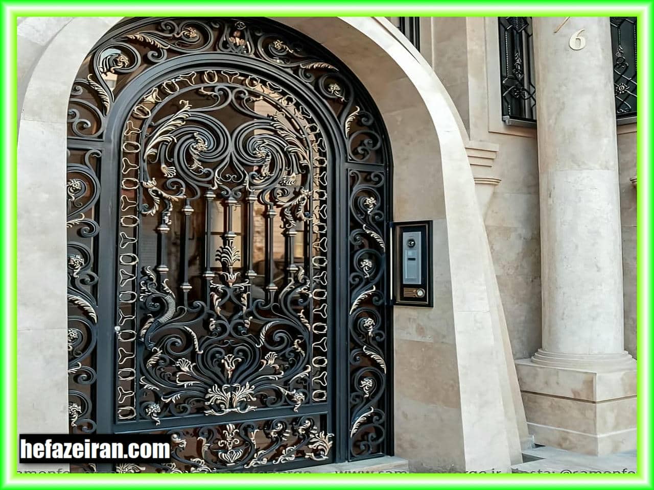 خدمات پس از فروش دربهای حیاط تک لنگه فرفورژه