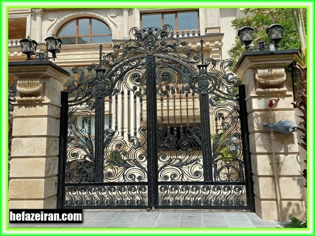 نکات طراحی درب حیاط ویلایی
