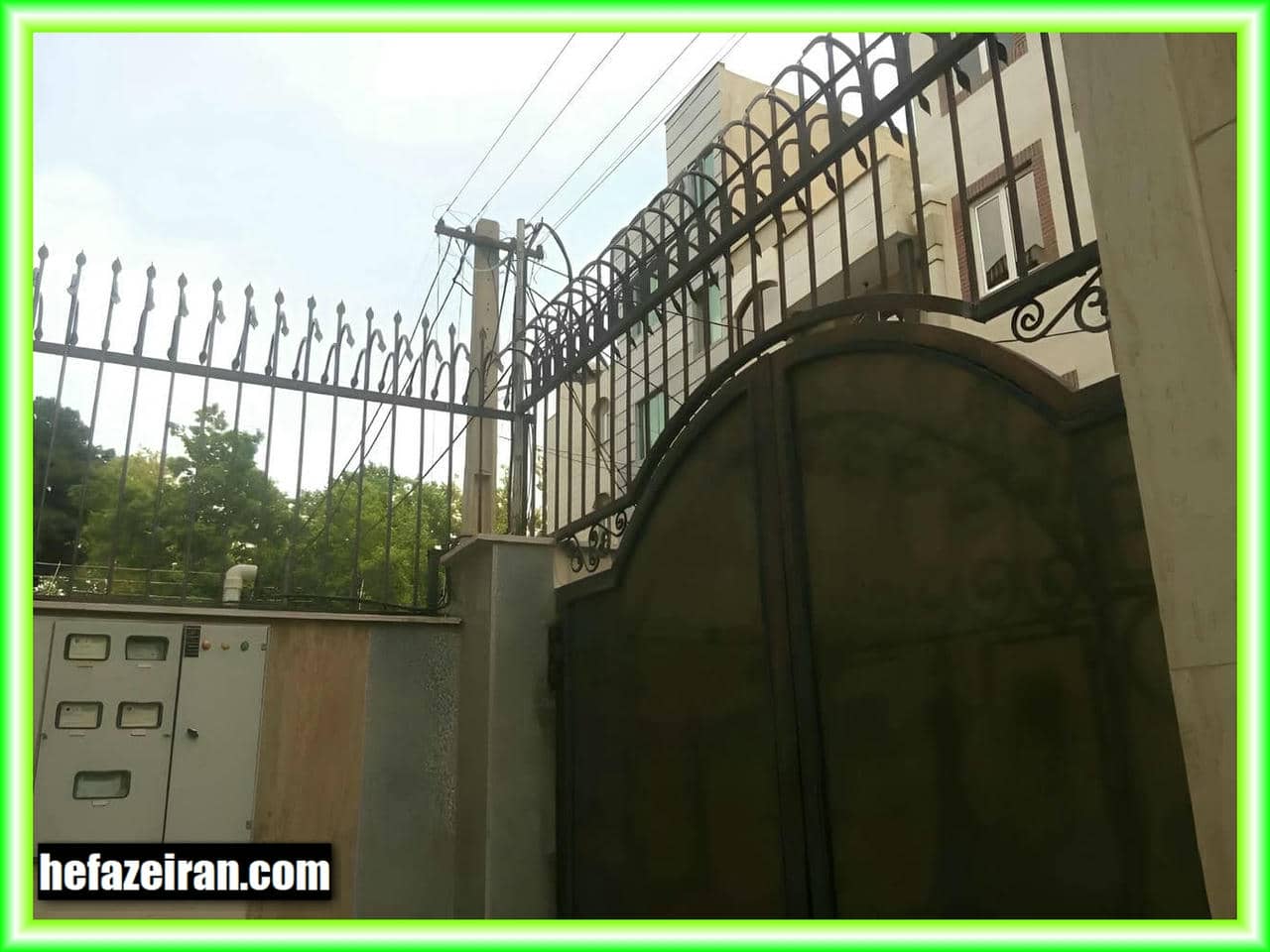 حفاظ سرنیزه ای فلزی برای باغ‌ها