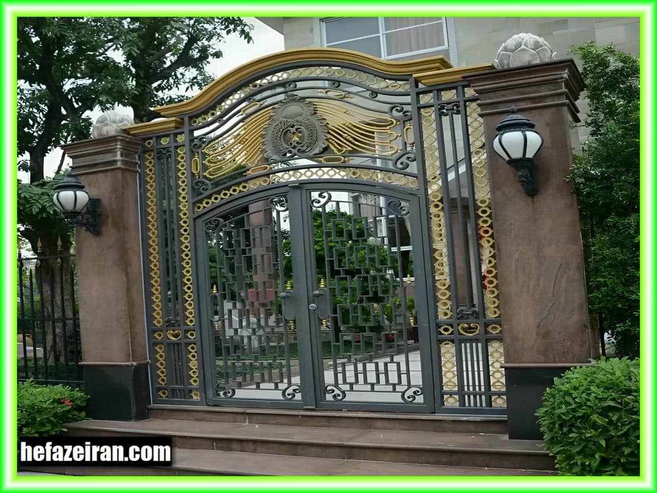قیمت دربهای حیاط تک لنگه فرفورژه