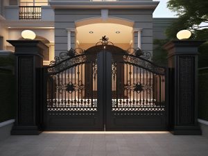 درب حیاط شیک مدرن و مقاوم
