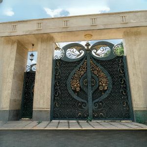 درب دسته گل 4 درب فلزی مدل دسته گل