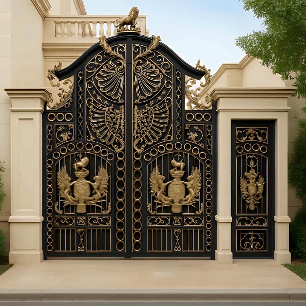 قیمت درب حیاط ویلایی فرفورژه در مهرشهر کرج