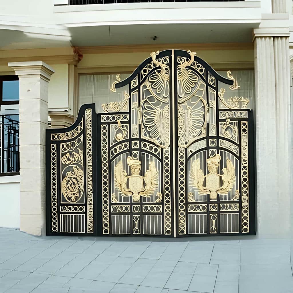 نصب درب حیاط ویلایی ضدزنگ در کرج