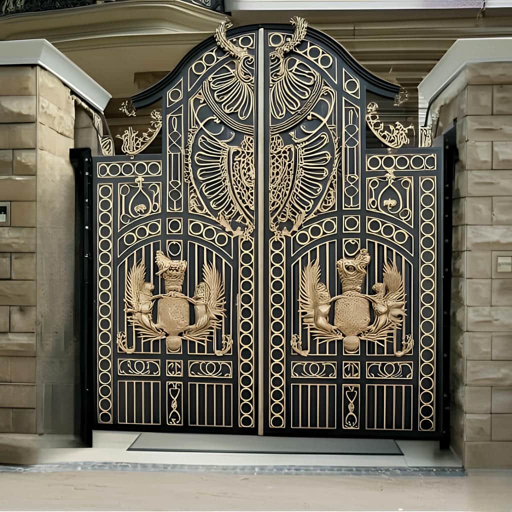نصب درب حیاط مدرن در بندر دیلم