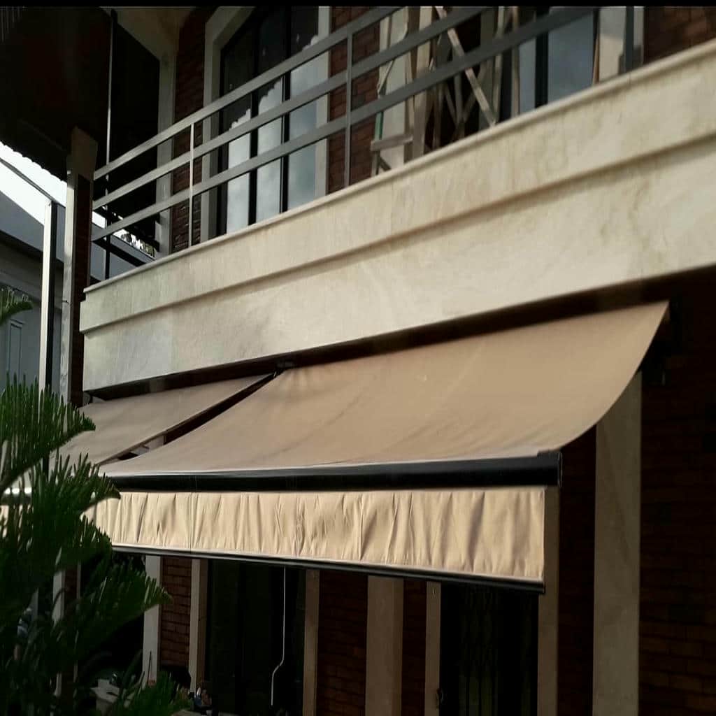 کارخانه سایبان برقی بازویی اتوماتیک ریموتی در بندر لنگه