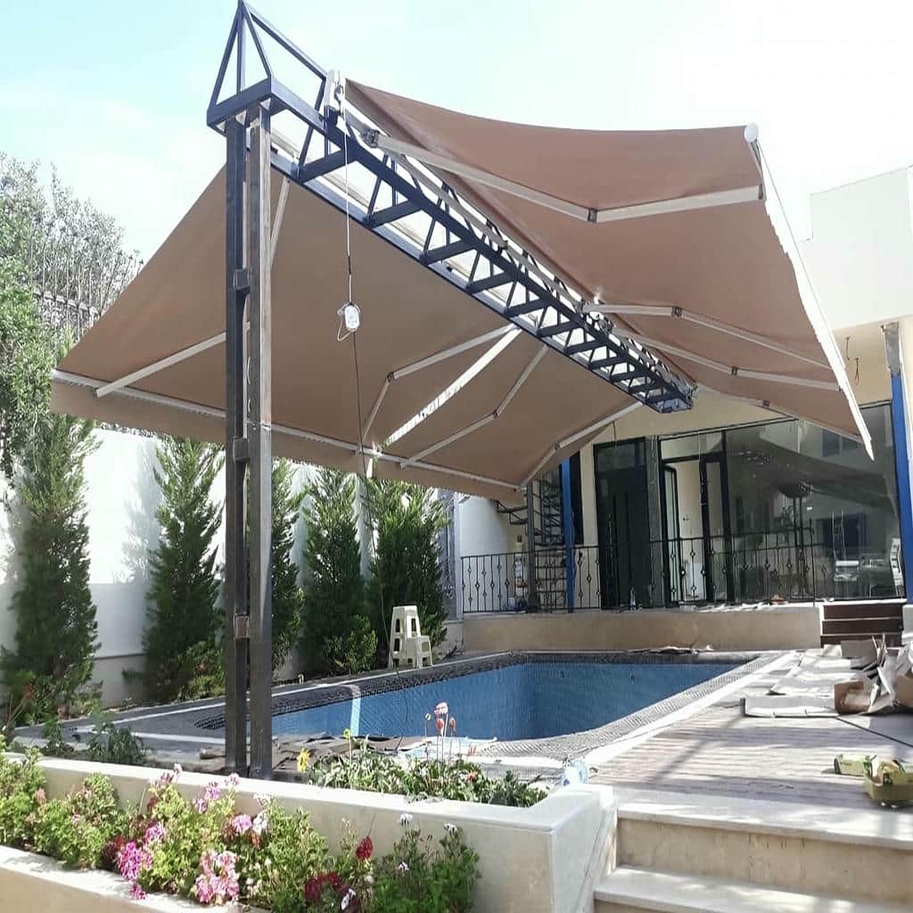 خرید سایبان برقی بازویی در ایرانشهر