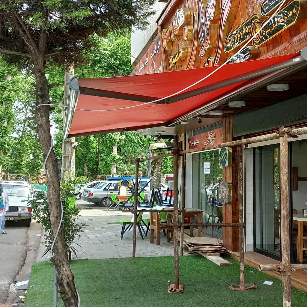 خرید سایبان برقی بازویی در مهرشهر کرج