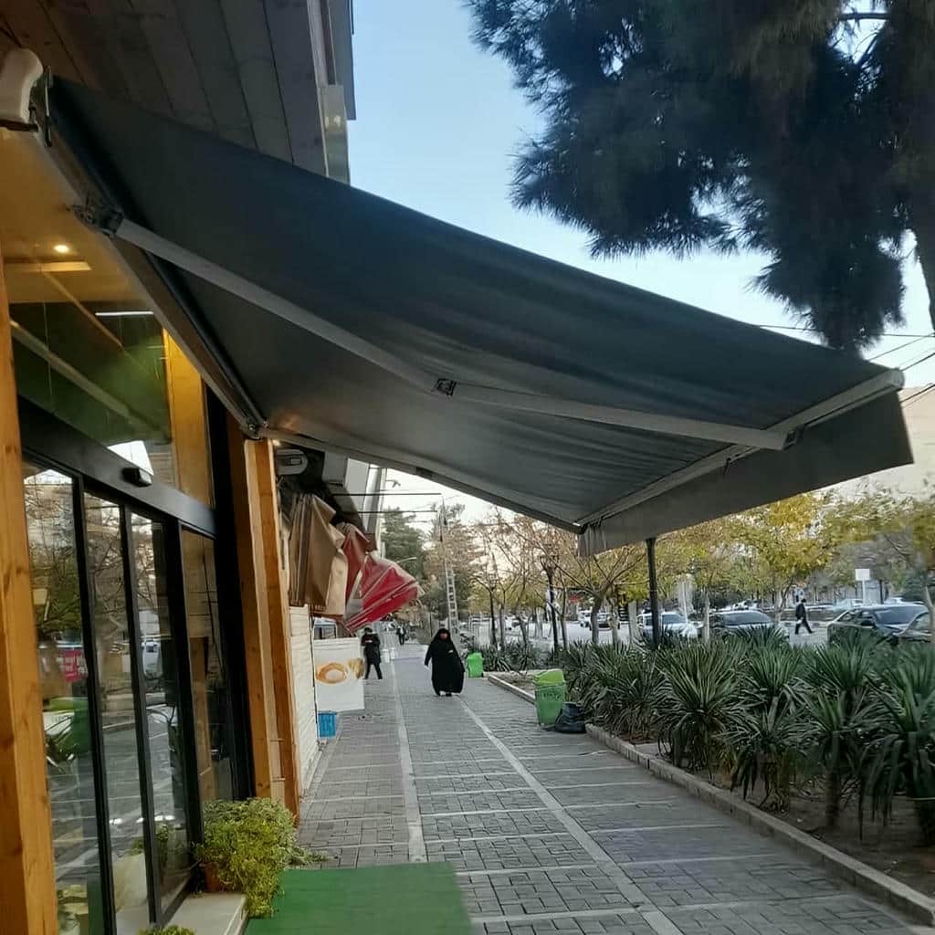نصب سایبان برقی اتوماتیک در کیش