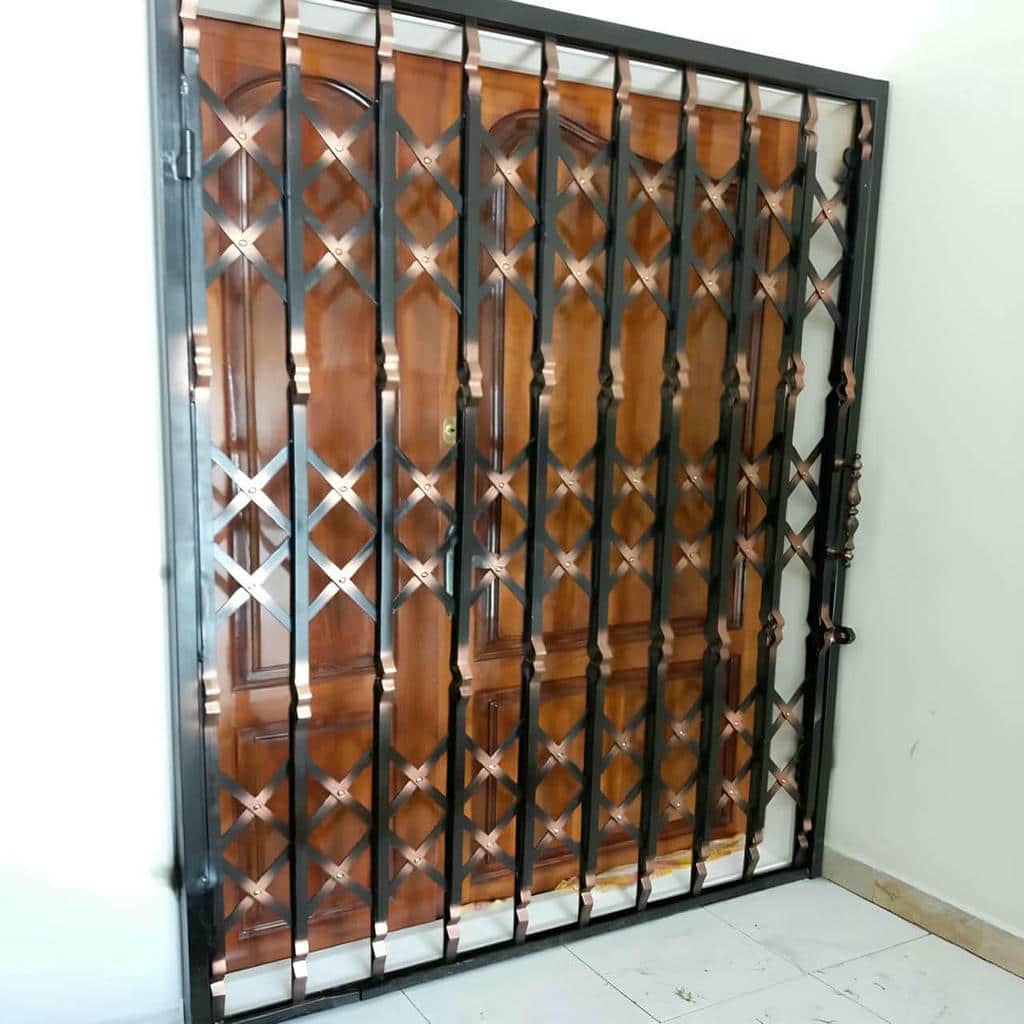 فروش درب آکاردئونی تمام گل در آمل