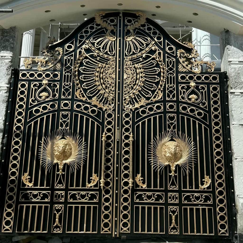 نصب درب حیاط ساده مینیمال در اراک