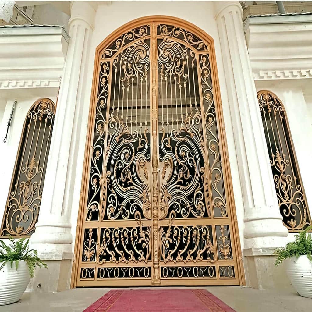 خرید درب حیاط ویلایی یراق استاندارد در کرج