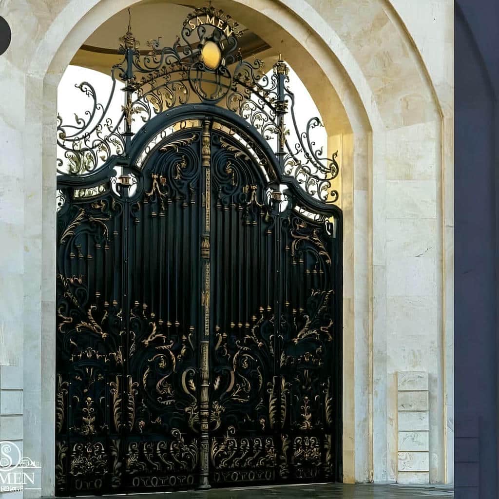 خرید درب حیاط ویلایی ساده در فشم
