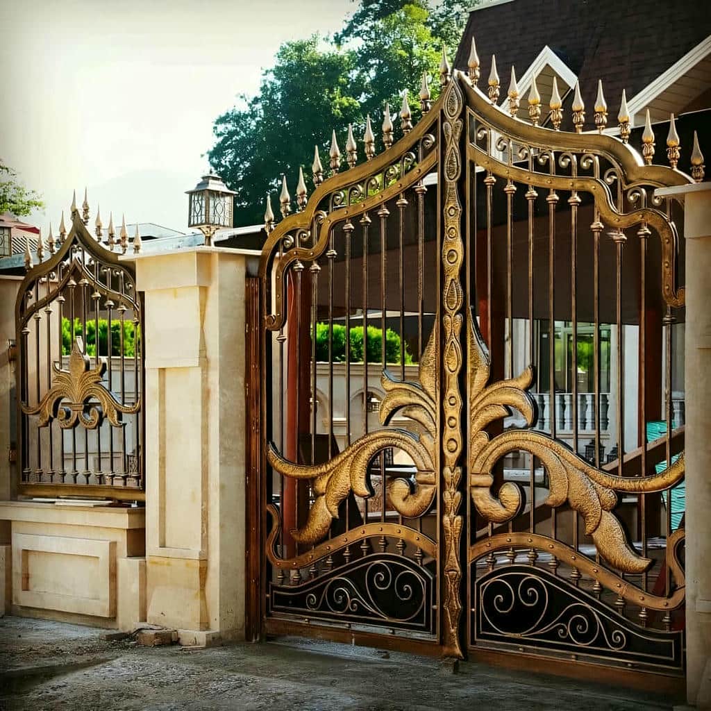 خرید درب حیاط ویلایی پوشش ضدزنگ در پرند