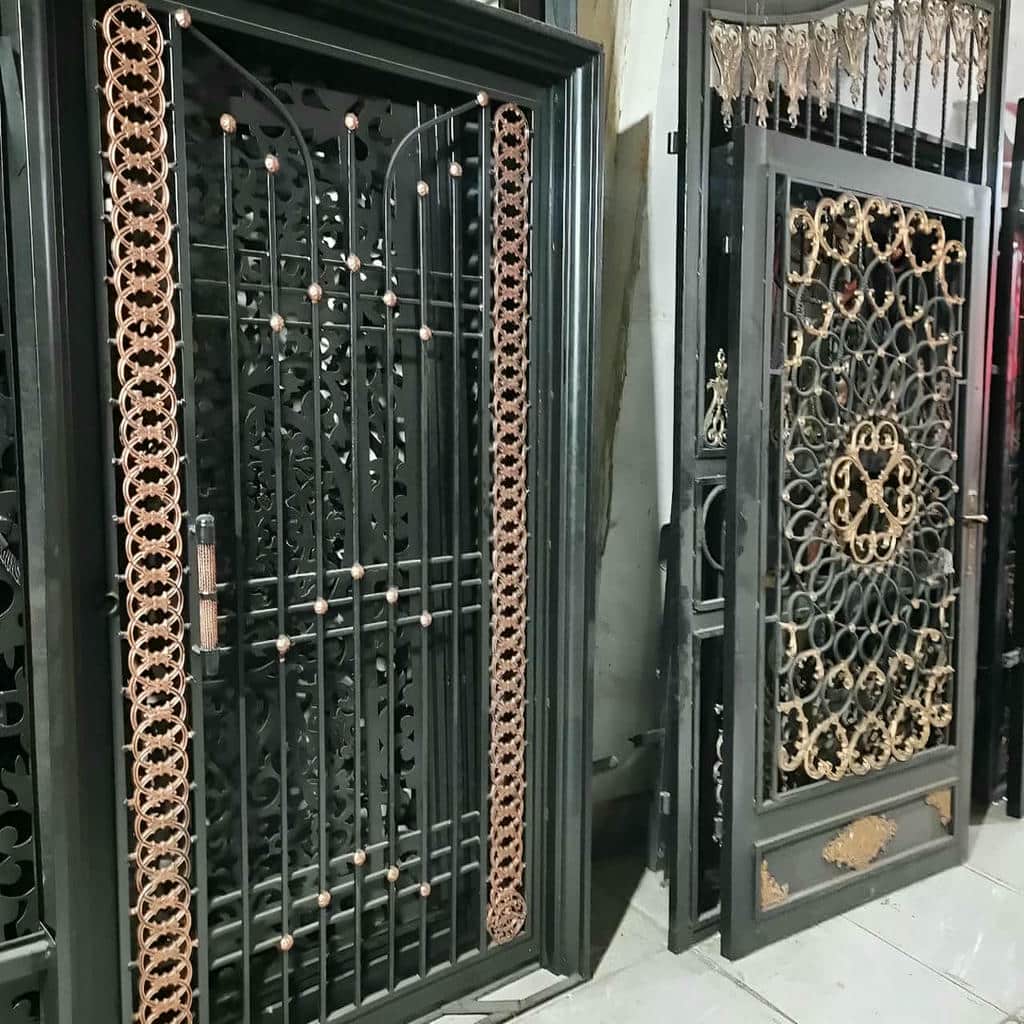 کارخانه درب حیاط ویلایی یراق استاندارد در پردیس