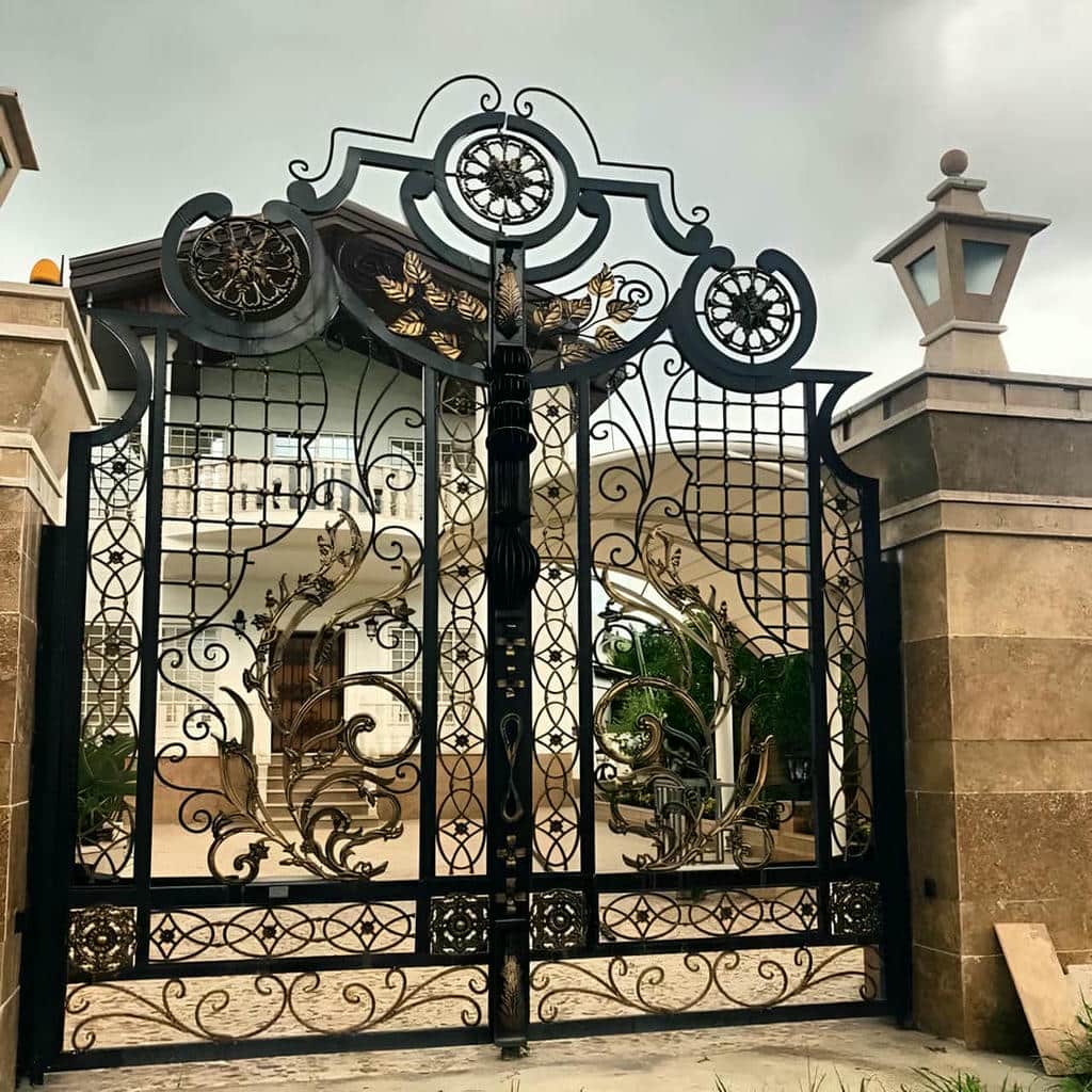 کارخانه درب حیاط رنگ کوره ای در اهواز