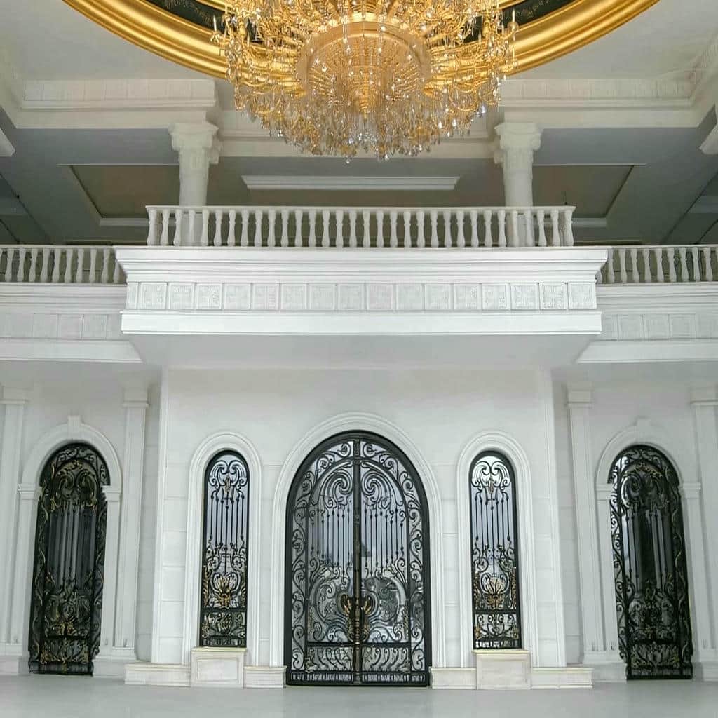 کارخانه درب حیاط رنگ کوره ای در بندر دیلم