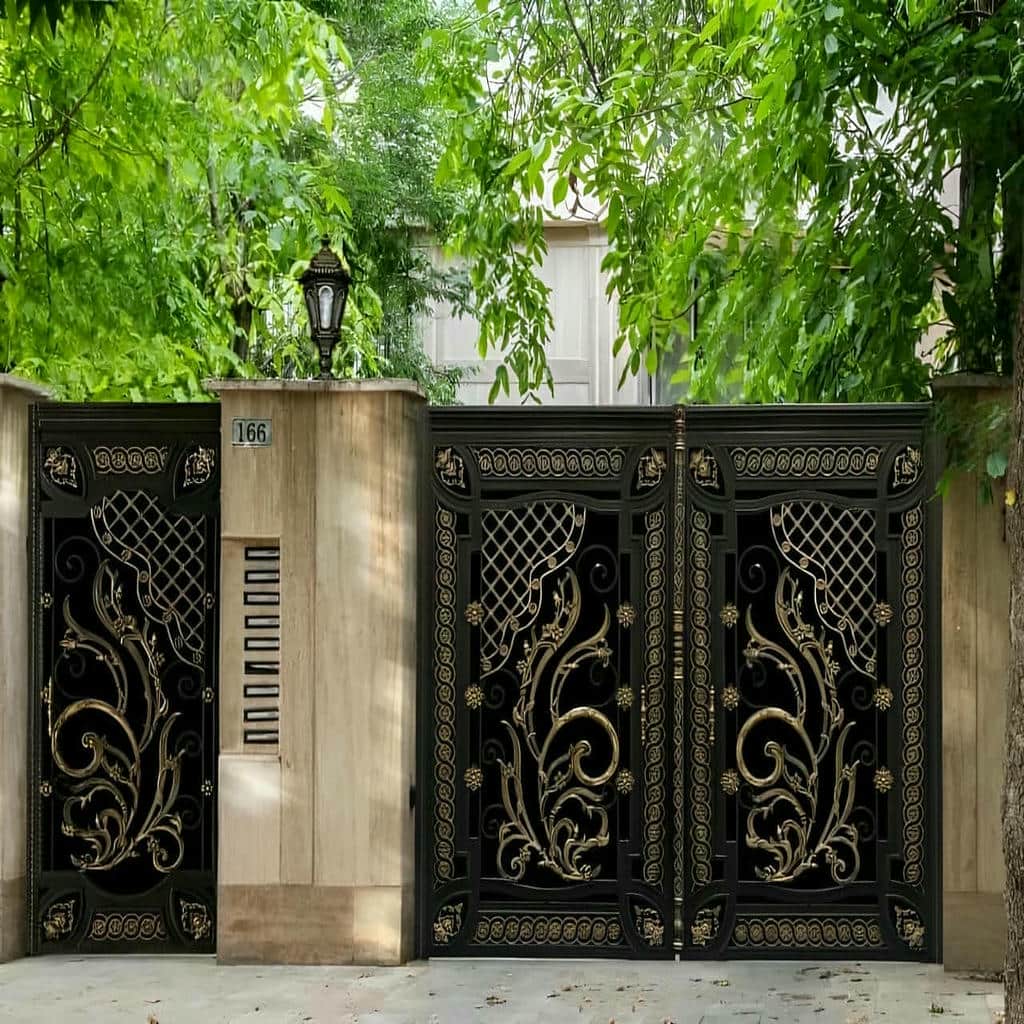 قیمت درب حیاط ویلایی فرفورژه در پرند