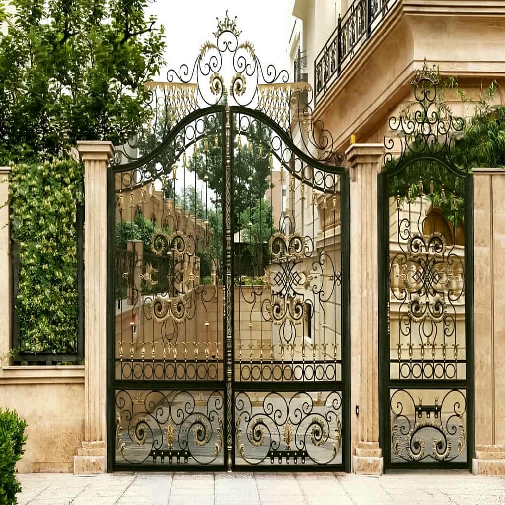 فروش درب حیاط پروفیل سنگین در سنندج