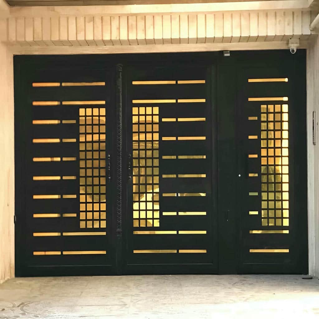 خرید درب حیاط رنگ کوره ای در اراک
