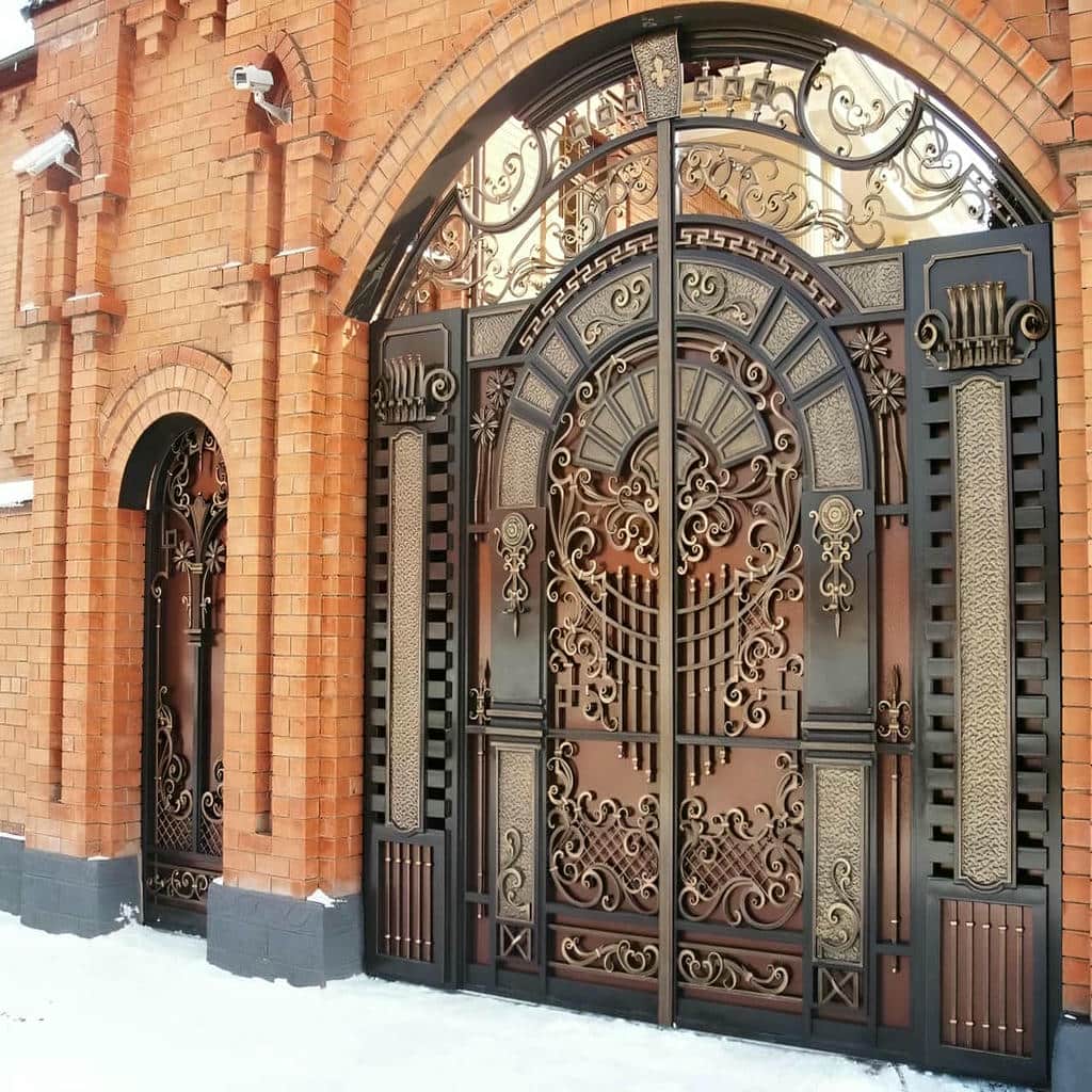 قیمت درب حیاط فرفورژه در آبادان