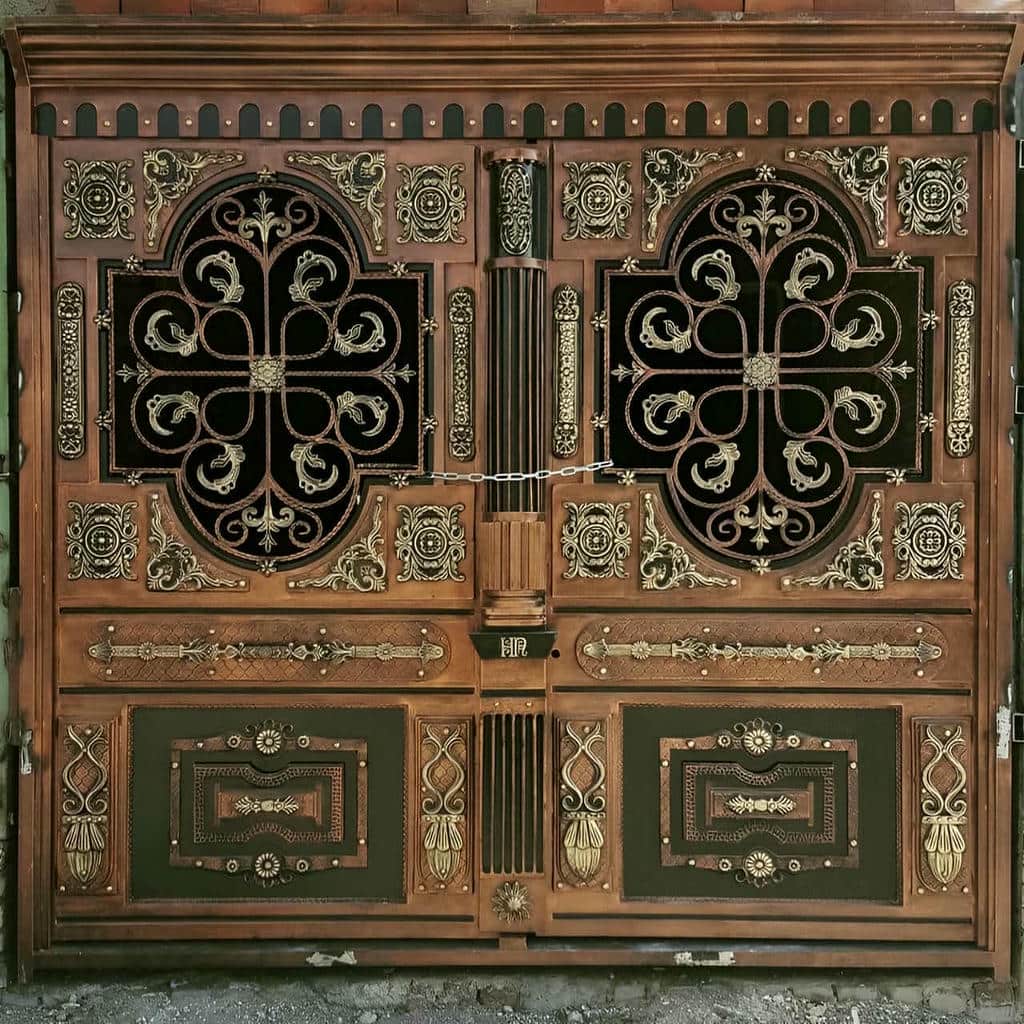 خرید درب حیاط ساده در رشت