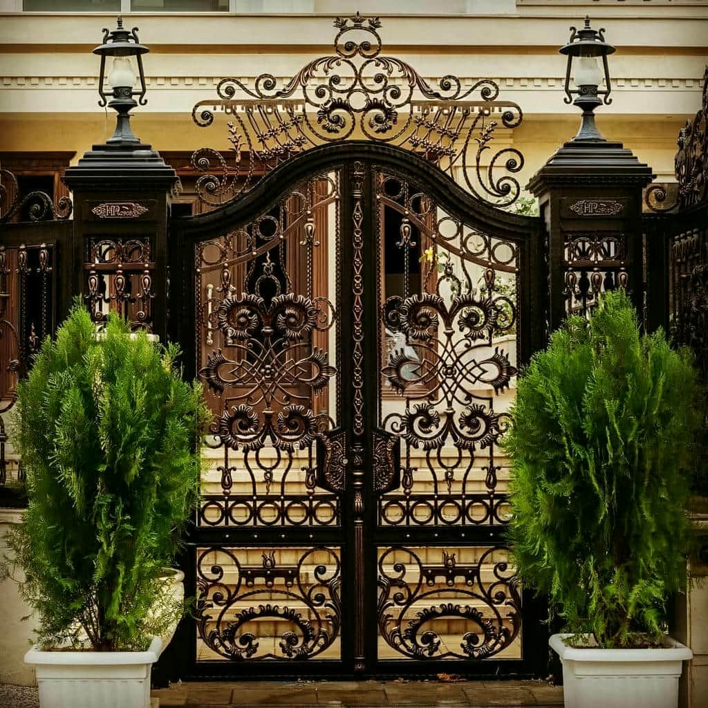 قیمت درب حیاط فرفورژه در استان مازندران