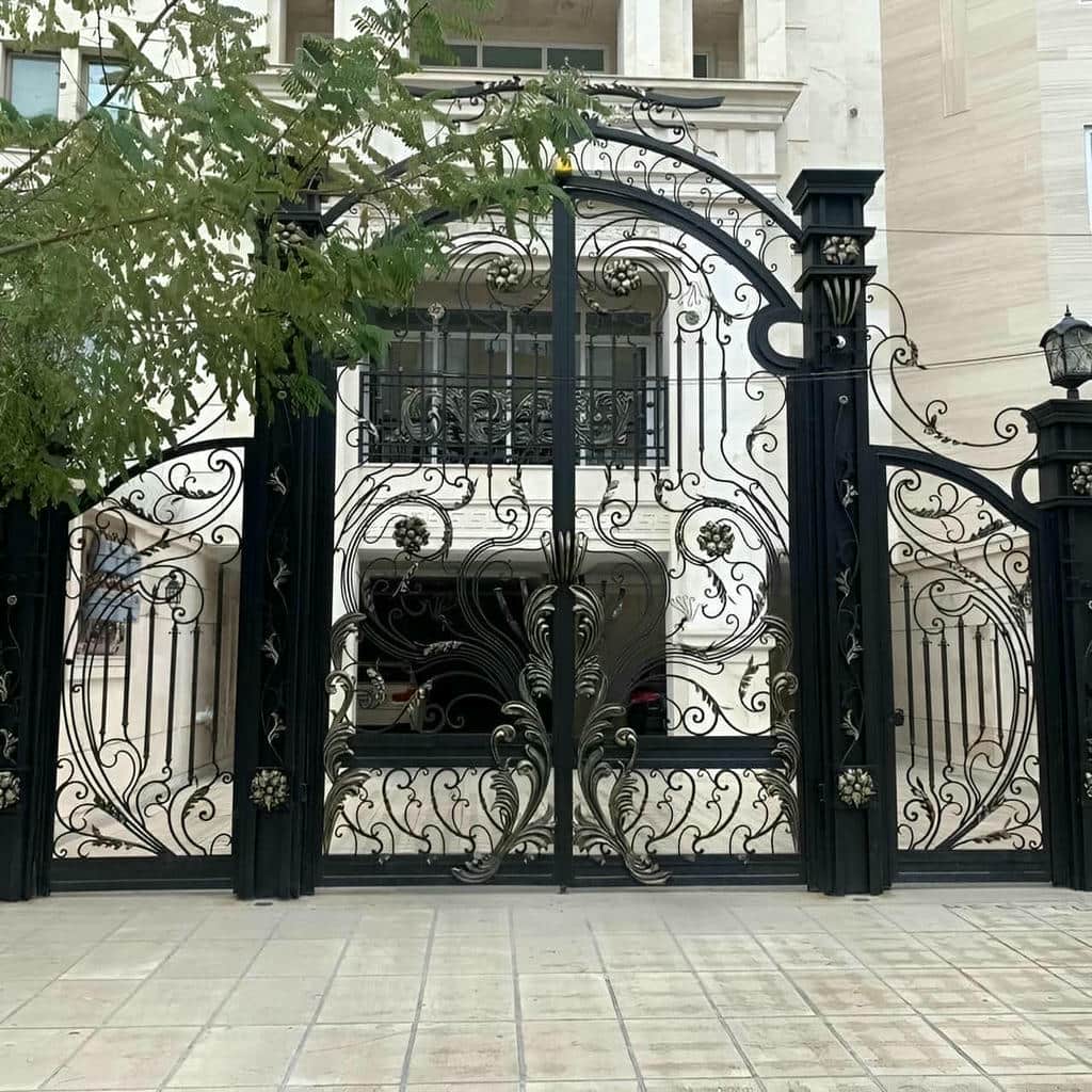 فروش درب حیاط پروفیل سنگین در قم