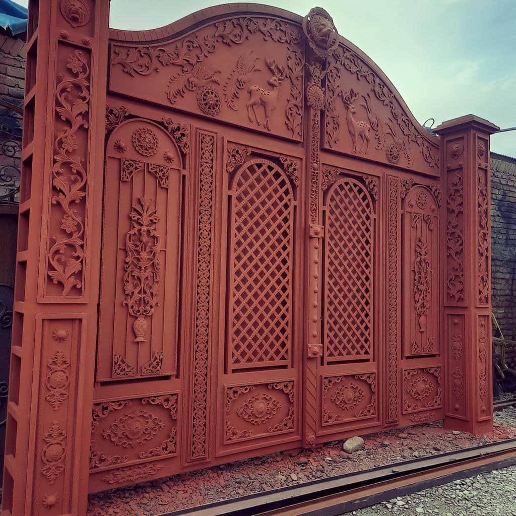 نصب درب حیاط مدرن در رشت