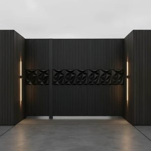 درب حیاط ویلایی در کیش