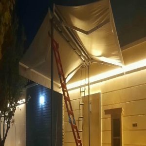 سایبان برقی در آبسرد