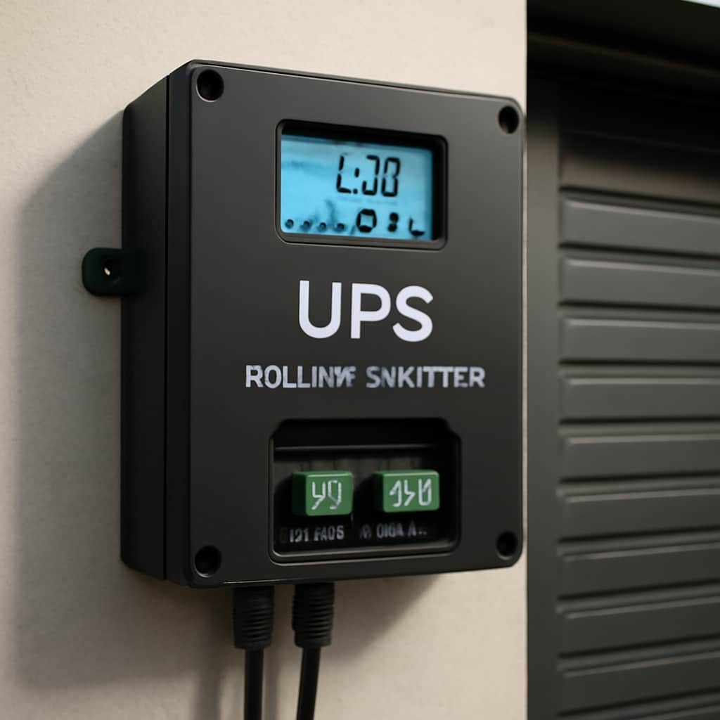 دستگاه ups جک درب پارکینگ13 جک درب پارکینگ با سیستم UPS در زمان قطعی برق