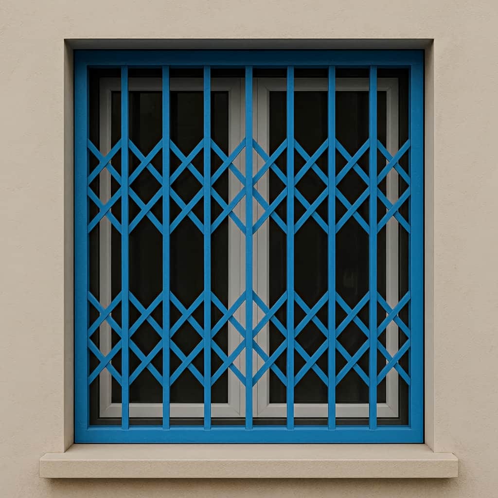اجرای حفاظ پنجره ریلی بازشو برای پنجره رو به حیاط