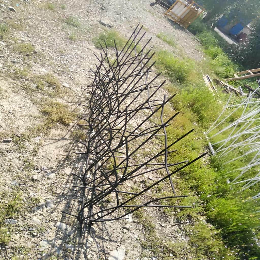 خدمات نصب حفاظ دیوار شاخ گوزنی با پایه مقاوم