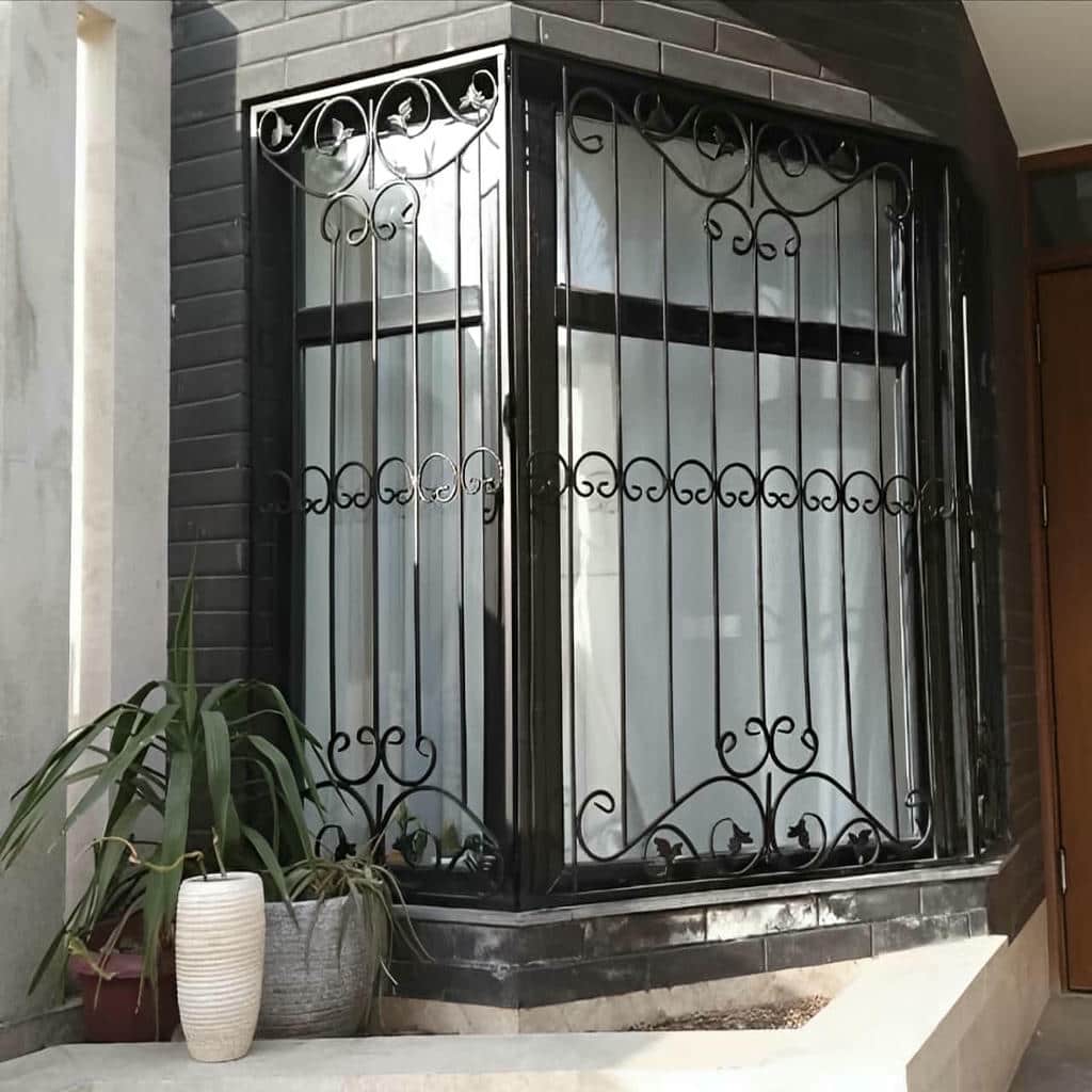 حفاظ پنجره رنگی کوره ای مناسب خرید برای نمای ساختمان