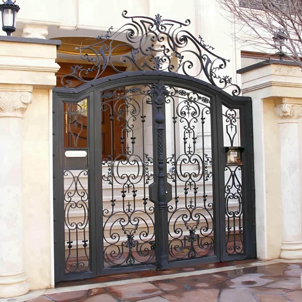 قیمت درب حیاط کتیبه دار بر اساس متریال