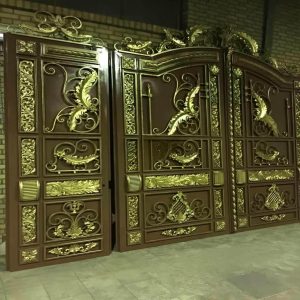 12 نمونه درب حیاط ویلایی قوسی