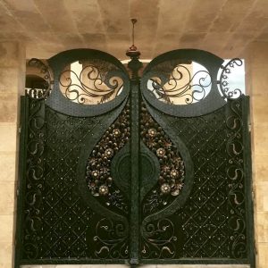 9 نمونه درب ویلایی پارکینگ دو لنگه