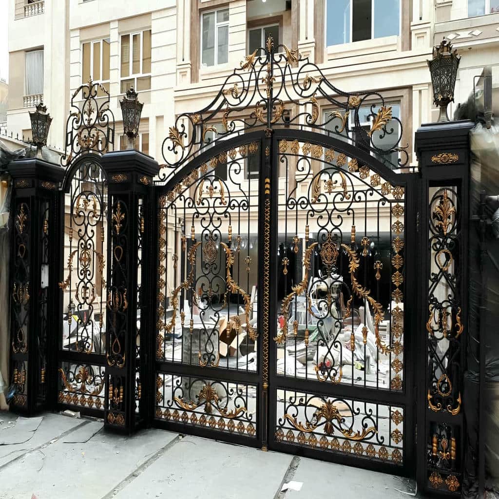 درب پارکینگ ساختمان چند واحدی اتوماتیک مناسب سفارش سفارشی