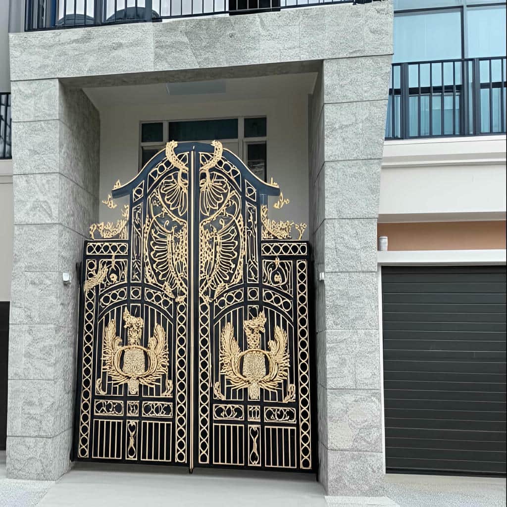 فروش درب ویلایی نفررو کنار پارکینگ برای ورودی باغ