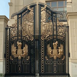 10 مدل درب پارکینگ آهنی ریلی