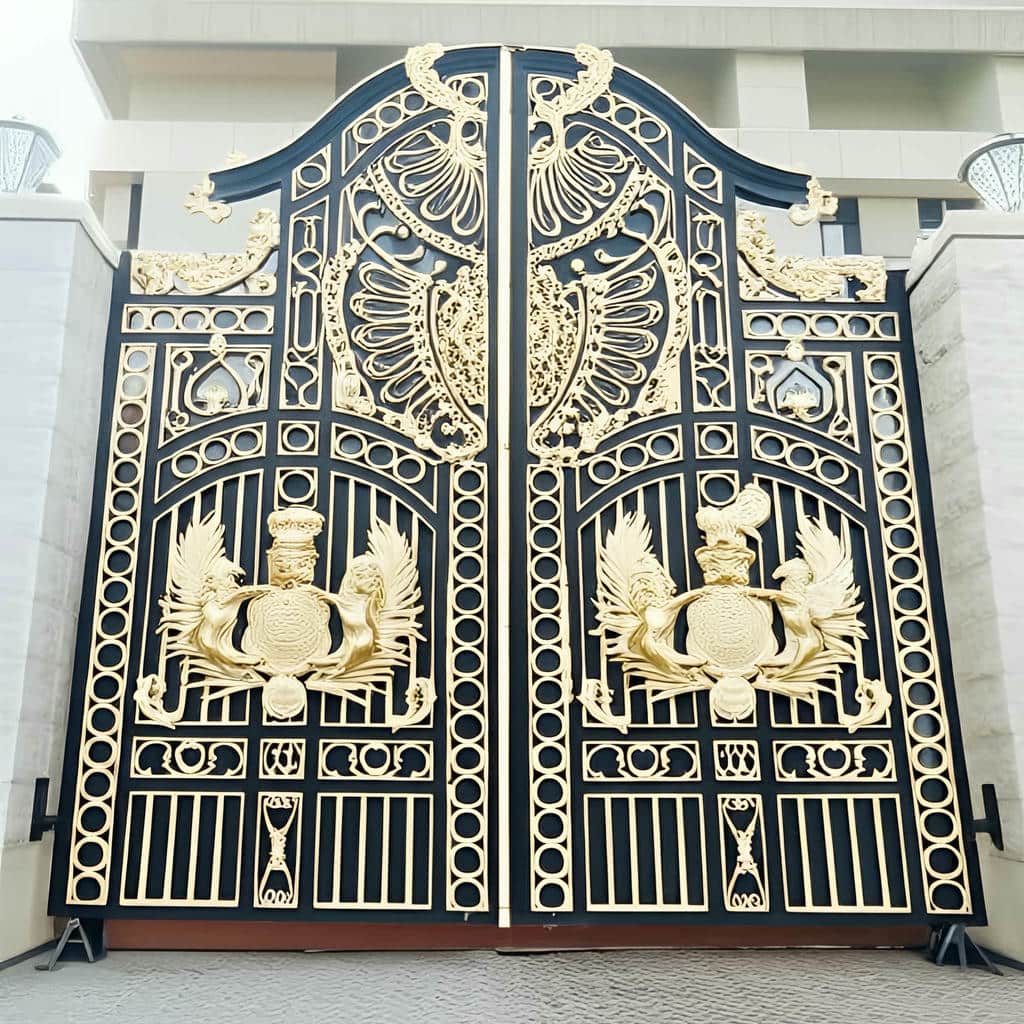 درب پارکینگ عریض ماشین رو لولایی با نصب استاندارد