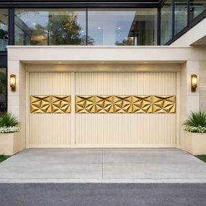 9 نمونه درب ویلایی مشکی طلایی ورودی لوکس