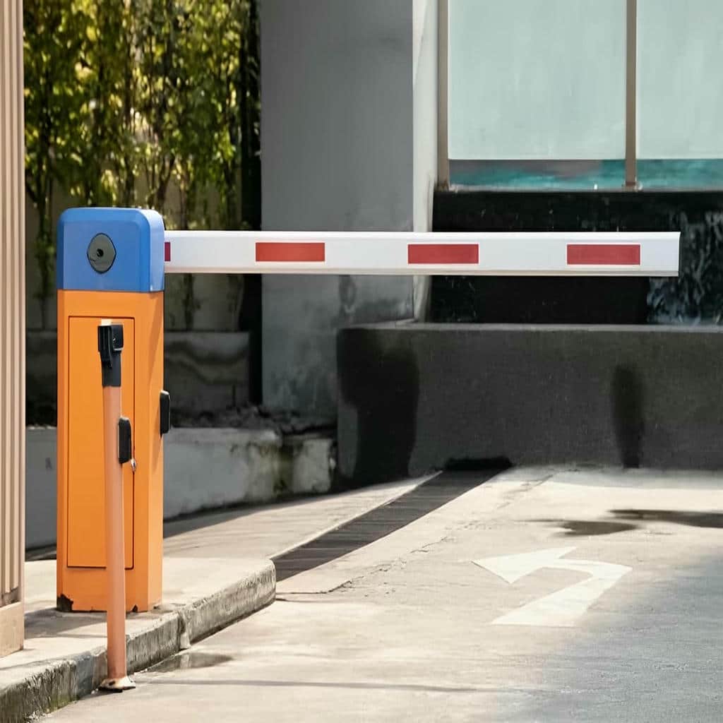 نصب راهبند صنعتی بازوی بلند در محوطه صنعتی