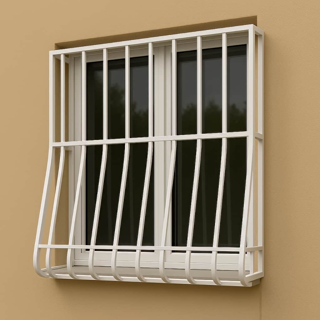 حفاظ پنجره دوجداره سفارشی با طراحی لوکس