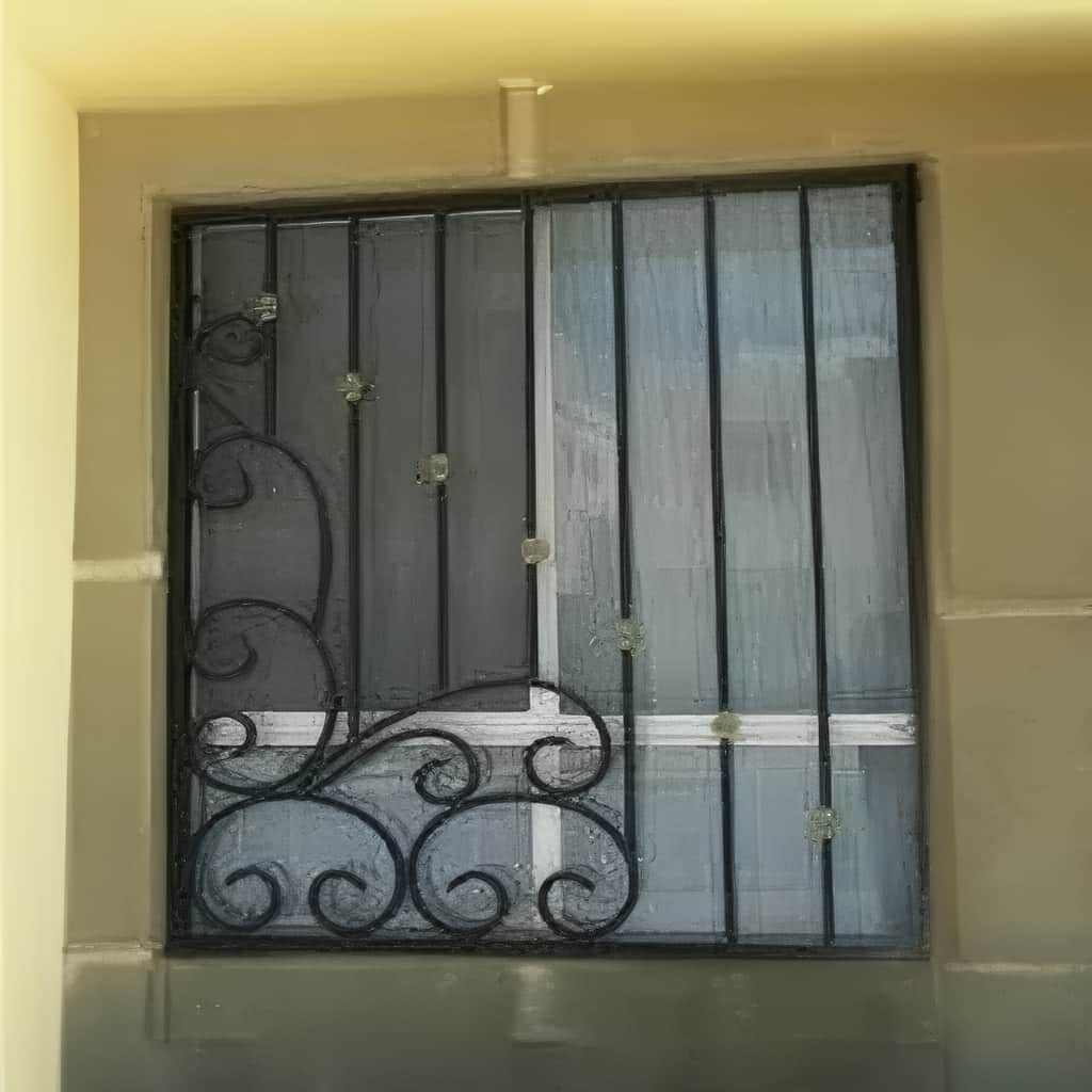 حفاظ پنجره پروفیلی با ساختار فلزی مقاوم