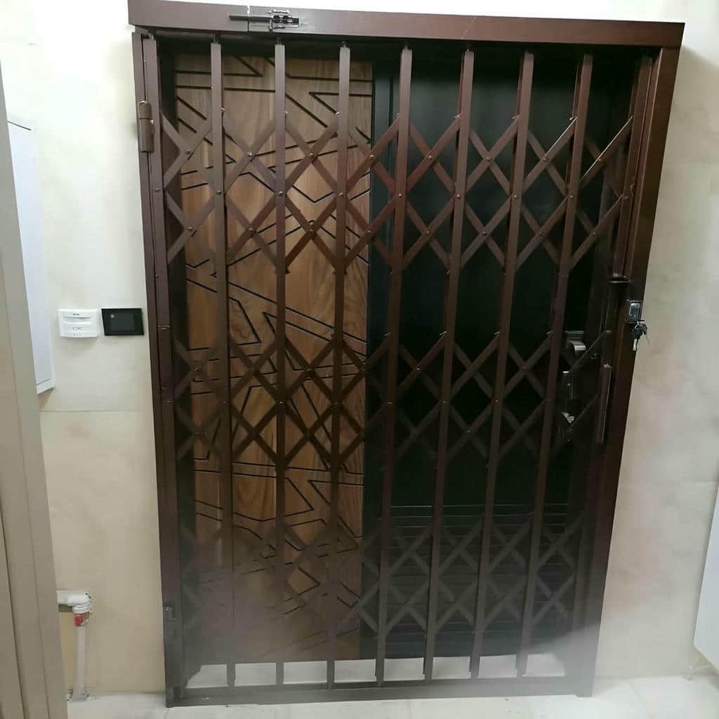نرده آکاردئونی با نمونه اجرای تخصصی