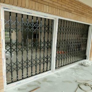 درب آکاردئونی آپارتمان فلزی فضای محدود